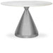 Emery - Dining Table - White - Marble/Stone - Simple Home Plus