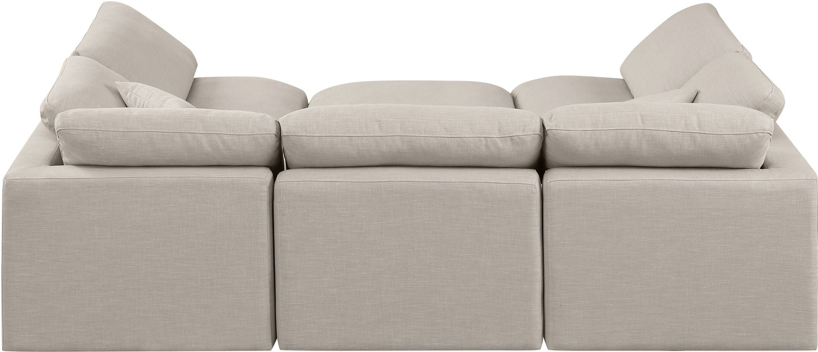 Indulge - Linen 6 Piece Modular Sectional - Simple Home Plus
