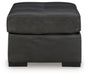 Brindley Pier - Fog - Oversized Accent Ottoman - Simple Home Plus