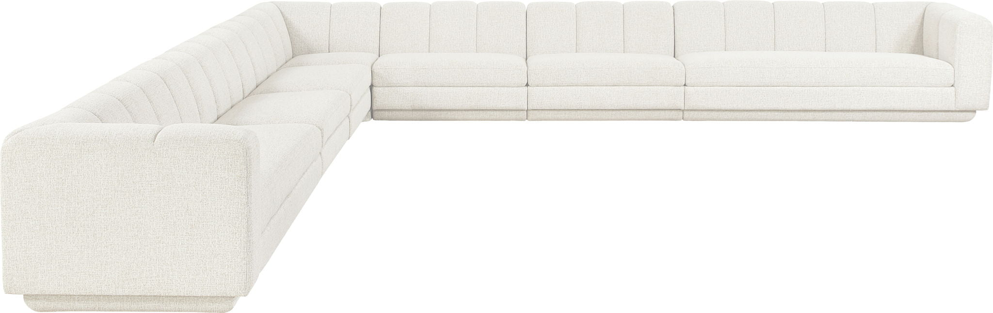 Modari - Sectional - Cream - Simple Home Plus