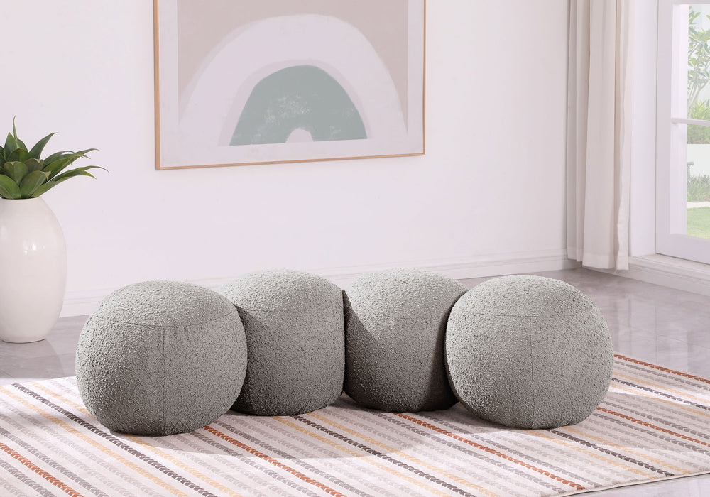 Apollo - Boucle Fabric Bench - Simple Home Plus