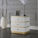 Esme - Side Table - White Lacquer - Simple Home Plus