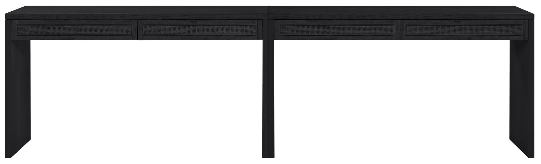 Avro - Solid Wood And Oak Veneer Desk - Simple Home Plus
