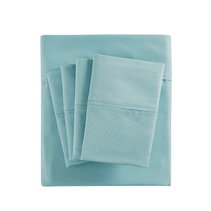 Queen 800 Thread Count Sheet Set - Aqua - Simple Home Plus