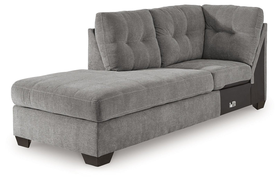 Marleton - Laf Corner Chaise - Gray - Simple Home Plus