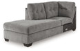 Marleton - Laf Corner Chaise - Gray - Simple Home Plus