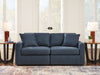 Modmax - Ink - 2-Piece Sectional Loveseat - Fabric - Simple Home Plus