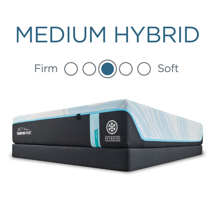 Tempur-Breeze - Tempur-Probreeze Medium Hybrid Mattress - Simple Home Plus