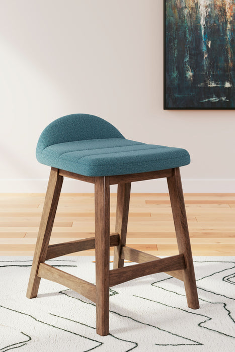 Lyncott - Upholstered Barstool (Set of 2) - Simple Home Plus