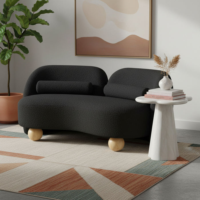 Daphne - Boucle Loveseat - Simple Home Plus