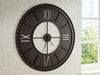Lytle - Wall Clock - Antique Brown - Simple Home Plus
