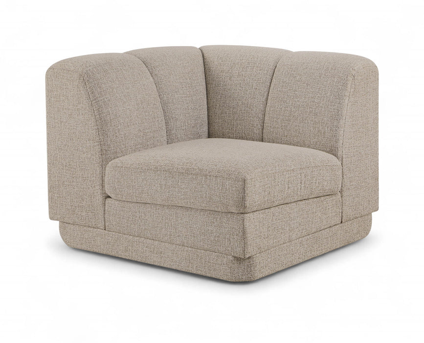 Modari - Fabric Upholstered Corner Chair - Simple Home Plus