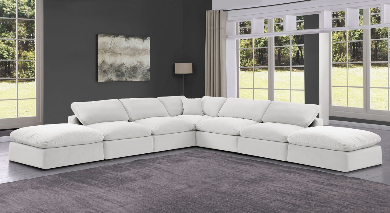 Comfy - 7 Piece Velvet Modular Corner Sectional - Simple Home Plus