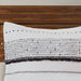 Nea - Printed Comforter Set With Trims - Black / White - Simple Home Plus