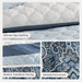 Shawnee - California King 8 Piece Comforter Set - Blue - Simple Home Plus