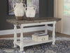 Havalance - Flip Top Sofa Table - Gray / White - Simple Home Plus