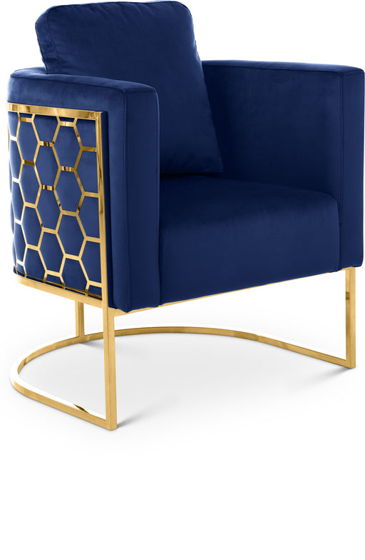 Casa - Chair with Gold Legs - Simple Home Plus