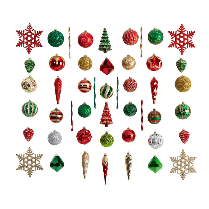 70 pcs Shatterproof Ornament Pack