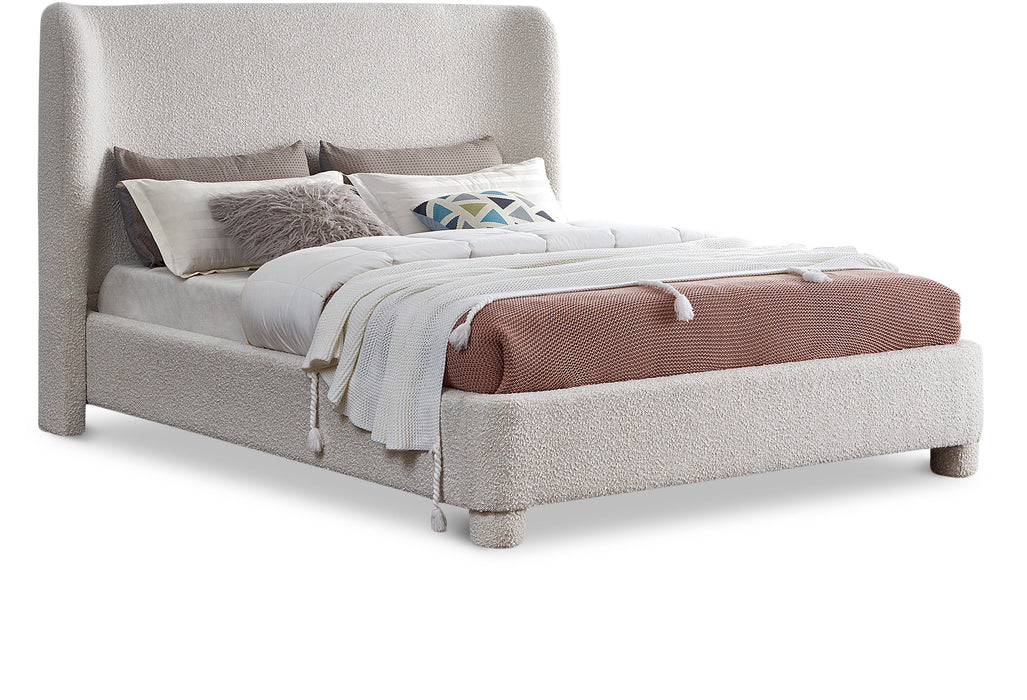 Penny - Boucle Fabric Bed - Simple Home Plus
