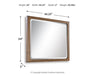 Cabalynn - Bedroom Mirror - Light Brown - Simple Home Plus