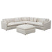 Hobson - Upholstered Modular Sectional Sofa With Ottoman - Simple Home Plus