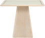 Atrium - Glass Top And Wood Base Dining Table - Simple Home Plus