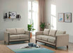 Islington - Upholstered Panel Arm Sofa Set - Simple Home Plus