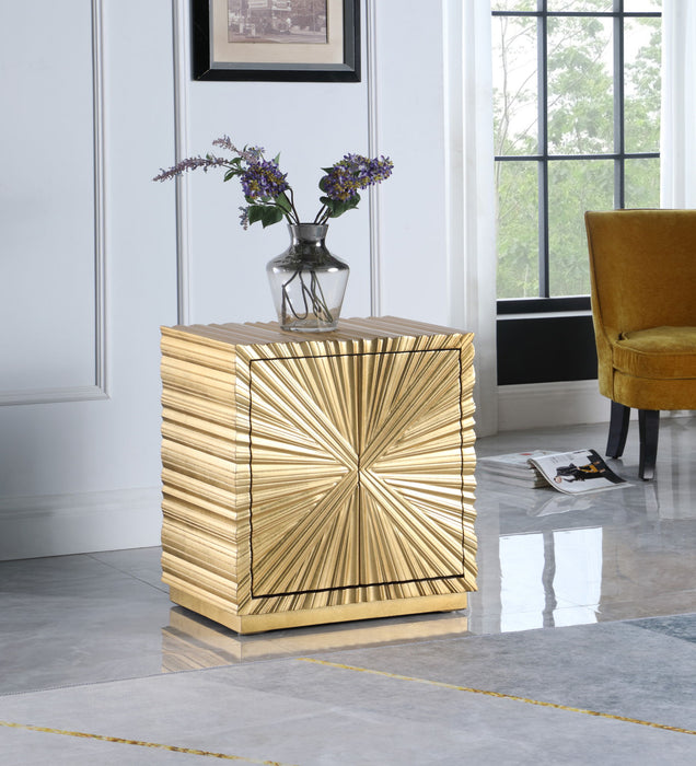 Golda - Side Table - Gold - Simple Home Plus