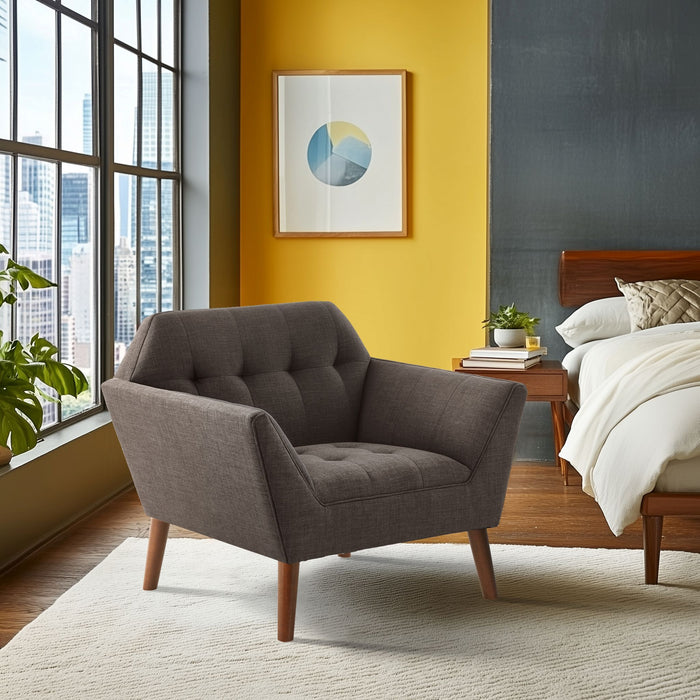 Newport - Lounge Chair - Charcoal - Simple Home Plus