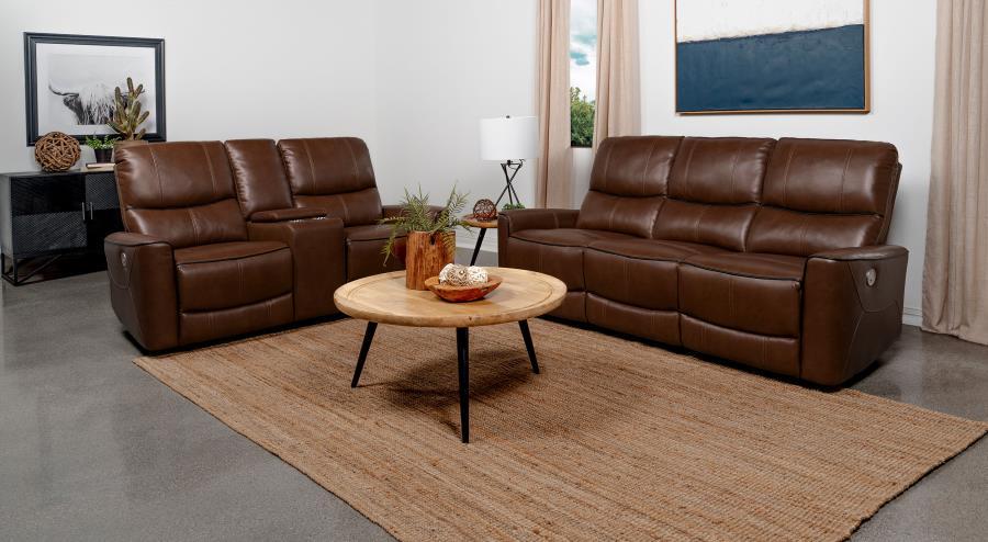 Greenfield - Power Reclining Sofa Set - Simple Home Plus