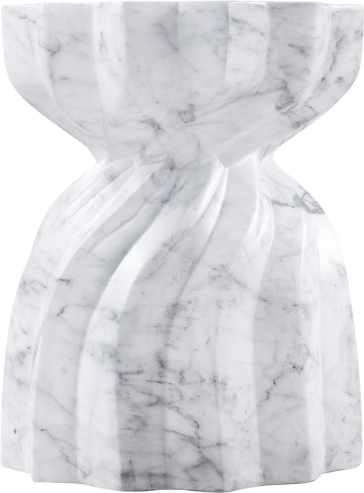 Caserta - Marble Finish Concrete End Table - Simple Home Plus