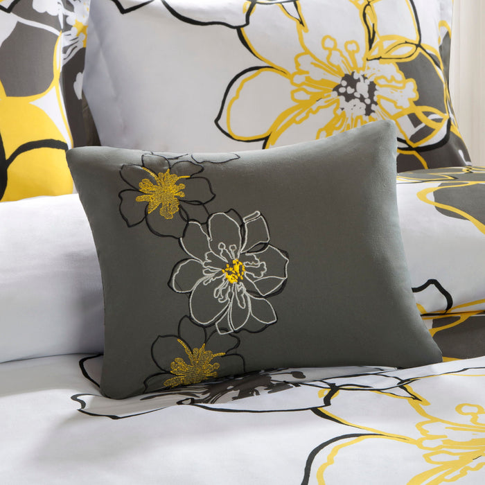 Allison - Comforter Set - Yellow - Simple Home Plus