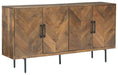 PratTVille - Brown - Accent Cabinet - Simple Home Plus