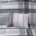 Rudy - Plaid Comforter Set - Black - Simple Home Plus