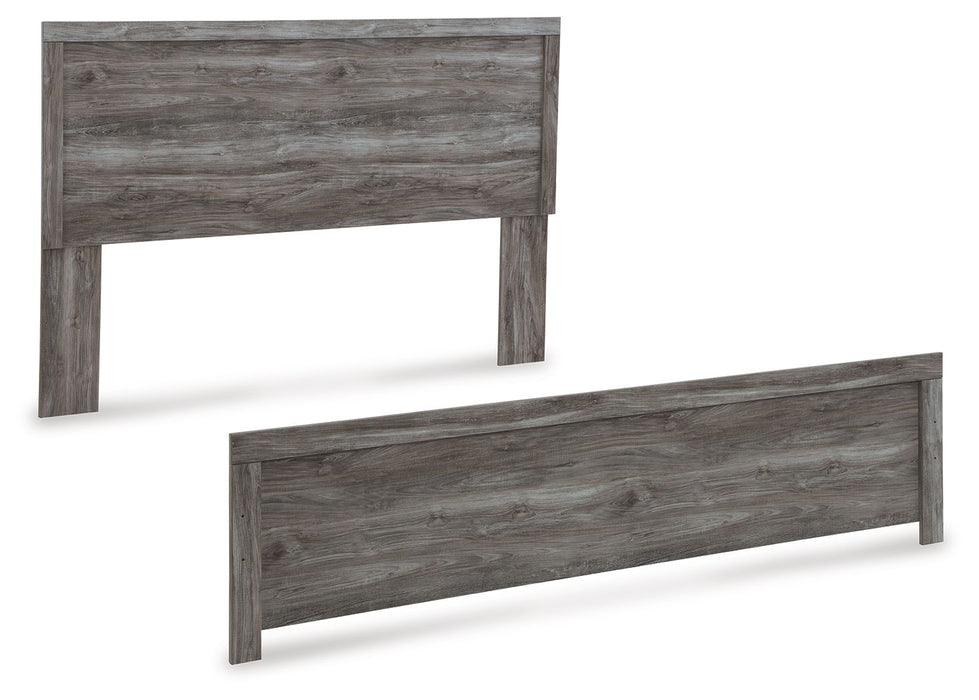 Bronyan - King Panel Headboard/Footboard - Dark Gray - Simple Home Plus