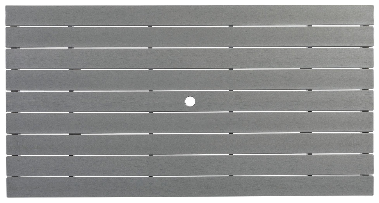 Transville - Counter Table W/Umb Opt - Simple Home Plus