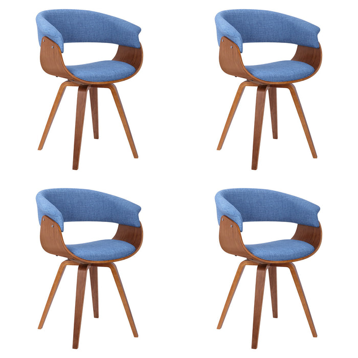 Summer - Modern Chair - Walnut Wood - Simple Home Plus