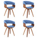 Summer - Modern Chair - Walnut Wood - Simple Home Plus