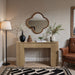 Astrid - Solid Wood And Oak Veneer Console Table - Simple Home Plus
