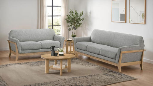 Vaughn - Fabric Upholstered Flared Arm Sofa Set - Simple Home Plus