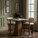 Ravina - Upholstered Counter Stool With Stained Brown Base - Simple Home Plus