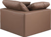 Comfy - Faux Leather Corner Chair - Simple Home Plus