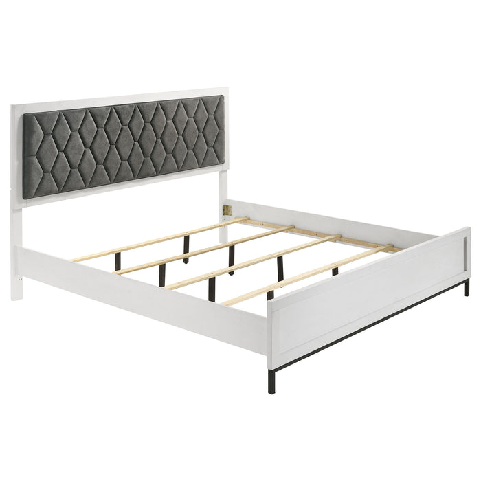 Sonora - Upholstered Panel Bed - Simple Home Plus