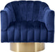 Farrah - Accent Chair with Gold Base - Simple Home Plus