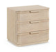 Tiberio - Oak Veneer And Solid Wood Nightstand - Simple Home Plus