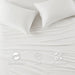 Cotton Blend Jersey Knit - Queen All Season Sheet Set - White - Simple Home Plus
