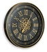 Dairton - Black / Gold Finish - Wall Clock - Simple Home Plus