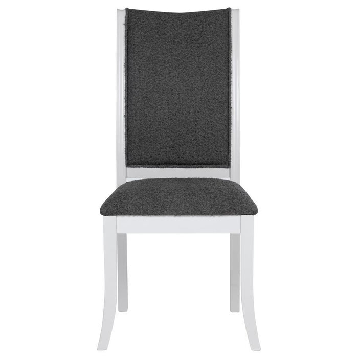 Judd - Upholstered Dining Side Chair (Set of 2) - Pearl White - Simple Home Plus