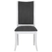 Judd - Upholstered Dining Side Chair (Set of 2) - Pearl White - Simple Home Plus