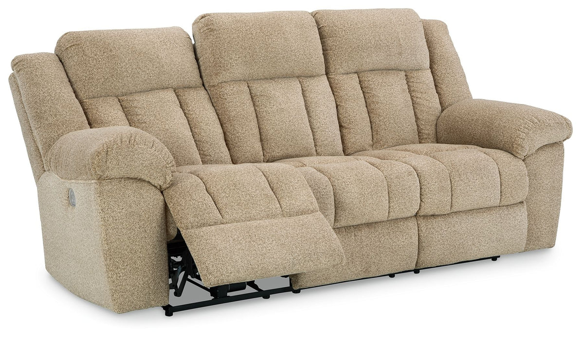 Tip-off - Power Reclining Sofa With Adj Headrest - Simple Home Plus
